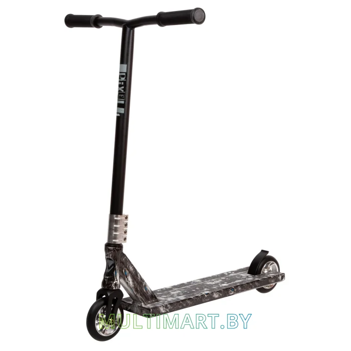 Самокат Novatrack Pixel Pro BL Graffiti 110A.PIXEL.SC21 (черный, 2021)